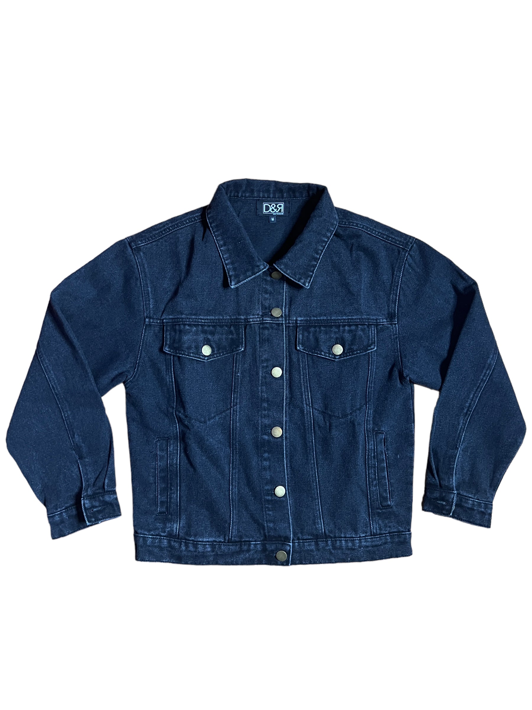 Mind Weaver Black Denim Jacket